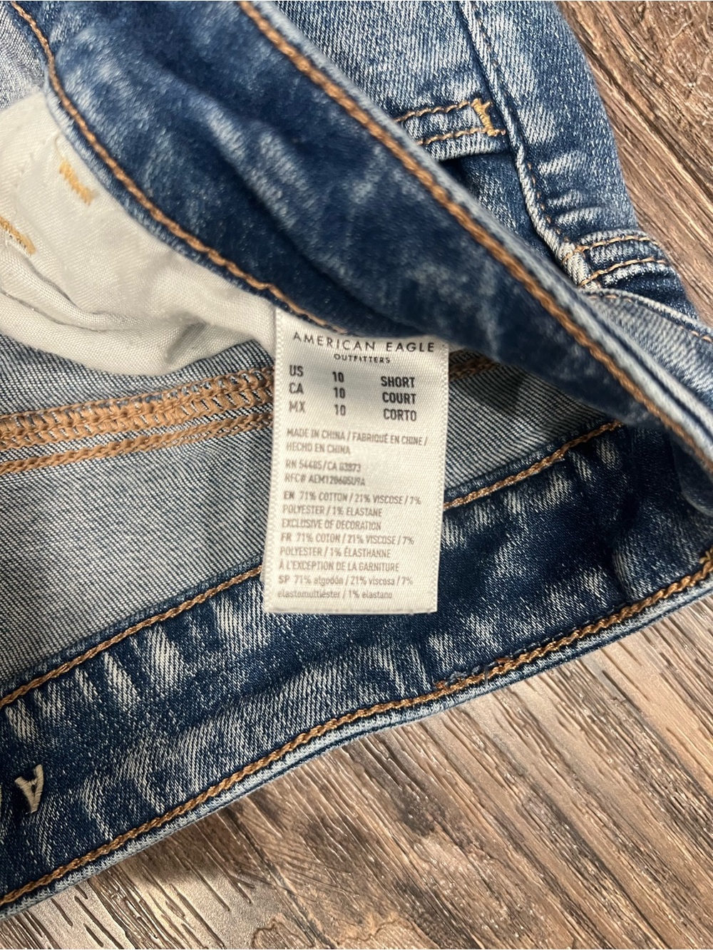 American Eagle Outfitters Next Level Stretch Highest Rise Jeggings - Picture 3 of 4